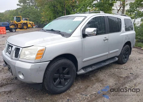 2004 Nissan Armada Se/Le из США, поврежденный, VIN 5N1AA08B74N706152
